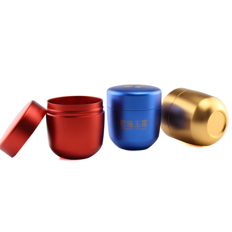 螺旋鋁罐 一泡裝小茶倉(cāng)金屬罐 保健食品茶葉等鋁氧化包裝生產(chǎn)定制